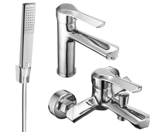 Mexen Sabre R72 vonios komplektas, chromas - 72103R72-00