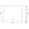 Mexen Dona 100 x 80 cm apšviestas vonios veidrodis, LED 6000K, nuo garų - 9818-100-080-611-00