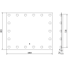 Mexen Dona vonios veidrodis su apšvietimu 100 x 80 cm, LED 6000K, nuo rasojimo - 9818-100-080-611-00