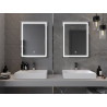 Mexen Miko apšviestas vonios veidrodis 60 x 80 cm, LED 6000K, nuo rasojimo - 9819-060-080-611-00