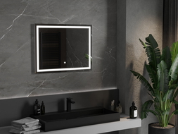 Mexen Miko apšviestas vonios veidrodis 80 x 60 cm, LED 6000K, apsauga nuo garų - 9819-080-060-611-00