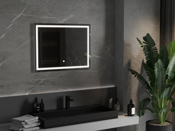 Mexen Miko apšviestas vonios veidrodis 80 x 60 cm, LED 6000K, priešrūkas - 9819-080-060-611-00