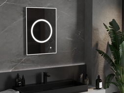 Mexen Koga apšviestas vonios veidrodis 50 x 70 cm, LED 6000K, apsauga nuo garų - 9821-050-070-611-00