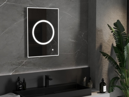 Mexen Koga apšviestas vonios veidrodis 50 x 70 cm, LED 6000K, nuo rasos - 9821-050-070-611-00