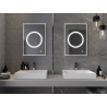 Mexen Koga apšviestas vonios veidrodis 50 x 70 cm, LED 6000K, antifog - 9821-050-070-611-00