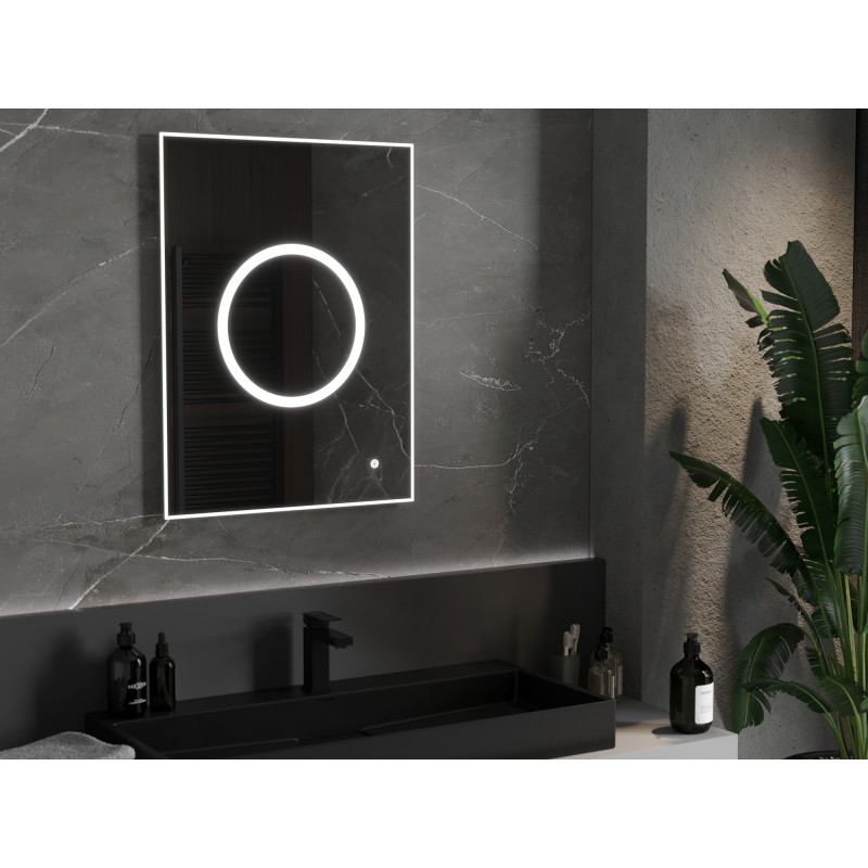 Mexen Koga vonios veidrodis su apšvietimu 60 x 80 cm, LED 6000K, antifog - 9821-060-080-611-00