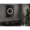 Mexen Koga apšviestas vonios veidrodis 60 x 80 cm, LED 6000K, apsauga nuo garų - 9821-060-080-611-00