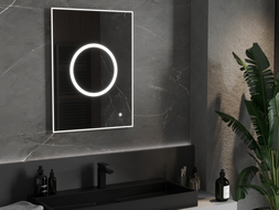 Mexen Koga veidrodžio vonios kambario apšviestas 60 x 80 cm, LED 6000K, anti-garinė - 9821-060-080-611-00