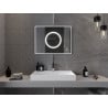 Mexen Koga apšviestas vonios veidrodis 80 x 60 cm, LED 6000K, anti-rasa - 9821-080-060-611-00