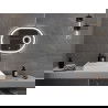 Mexen Umba apšviestas vonios veidrodis su kosmetiniu veidrodėliu 80 x 60 cm, LED 6000K, apsauga nuo garų - 9822-080-060-611-00