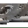 Mexen Umba apšviestas vonios veidrodis su kosmetiniu veidrodėliu 100 x 80 cm, LED 6000K, apsauga nuo garų - 9822-100-080-611-00