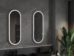 Mexen Bono apšviestas vonios veidrodis 45 x 120 cm, LED 6000K, apsauga nuo garų - 9816-045-120-611-00