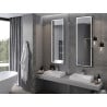Mexen Coro apšviestas vonios veidrodis 50 x 150 cm, LED 6000K, antiforė, juodas rėmas - 9817-050-150-611-70