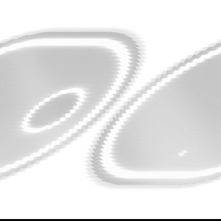 Mexen Umba apšviestas vonios veidrodis su kosmetiniu veidrodžiu 100 x 80 cm, LED 6000K, antifog - 9822-100-080-611-00