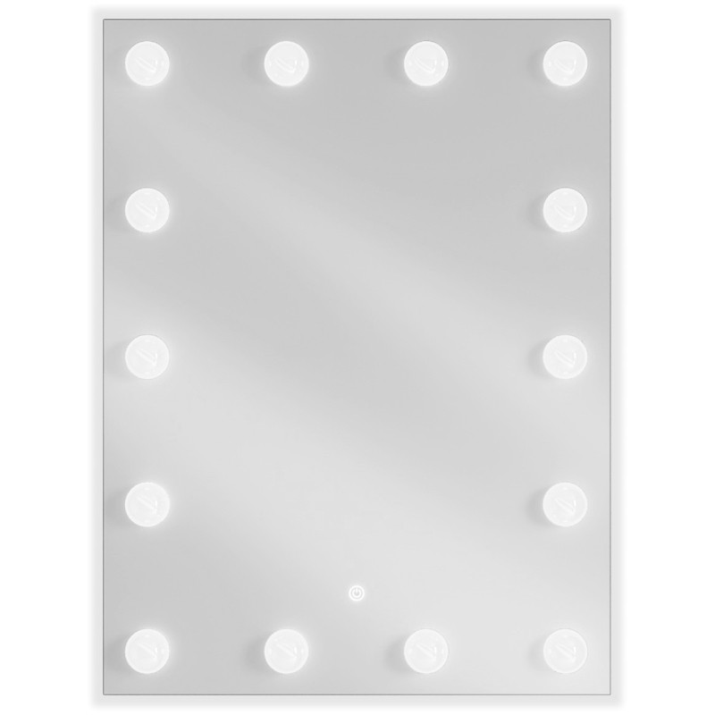 Mexen Dona apšviestas vonios veidrodis 60 x 80 cm, LED 6000K, anti-garu - 9818-060-080-611-00