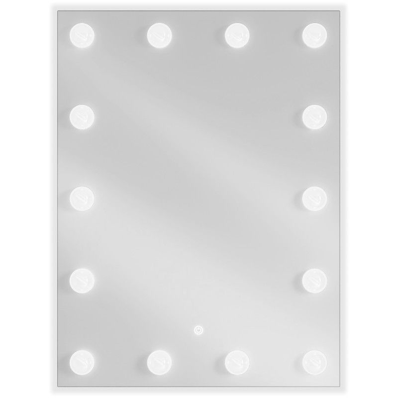 Mexen Dona apšviestas vonios veidrodis 60 x 80 cm, LED 6000K, apsauga nuo garų - 9818-060-080-611-00