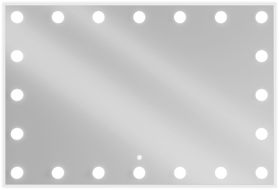 Mexen Dona vonios veidrodis su apšvietimu 100 x 80 cm, LED 6000K, be rasojimo - 9818-100-080-611-00