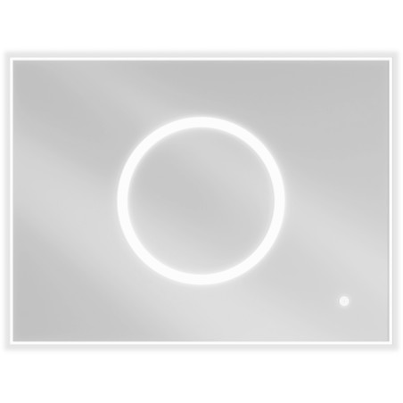 Mexen Koga apšviestas vonios veidrodis 80 x 60 cm, LED 6000K, anti-rasa - 9821-080-060-611-00
