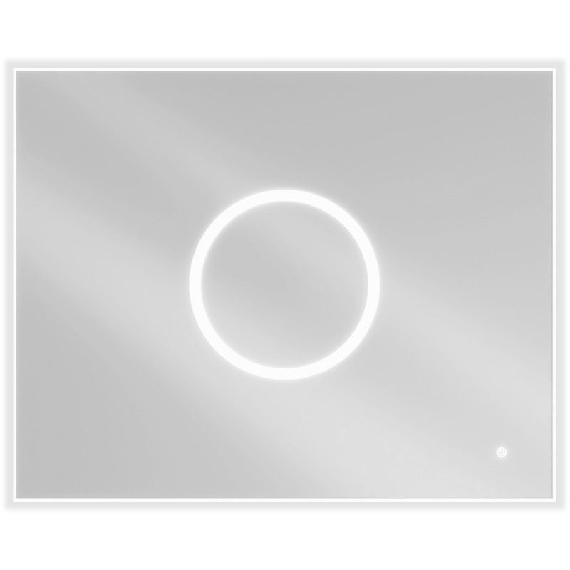 Mexen Koga vonios veidrodis su apšvietimu 100 x 80 cm, LED 6000K, anti-rūkas - 9821-100-080-611-00