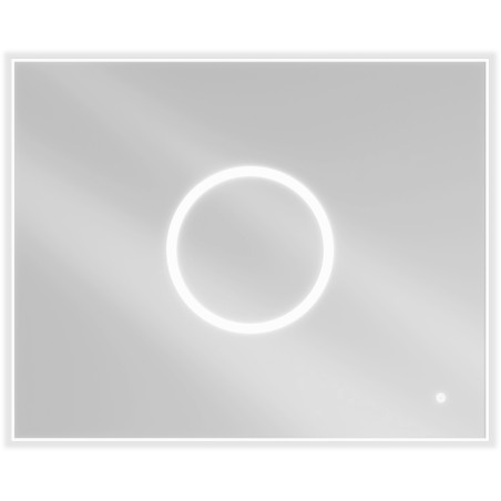 Mexen Koga vonios kambario veidrodis su apšvietimu 100 x 80 cm, LED 6000K, priešrūkinis - 9821-100-080-611-00