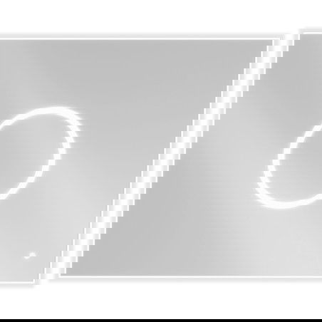 Mexen Koga vonios veidrodis su apšvietimu 100 x 80 cm, LED 6000K, anti-rūkas - 9821-100-080-611-00