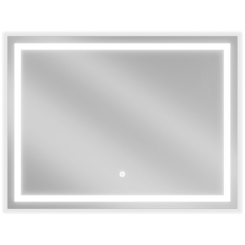 Mexen Miko apšviestas vonios veidrodis 80 x 60 cm, LED 6000K, priešrūkas - 9819-080-060-611-00