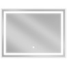 Mexen Miko apšviestas vonios veidrodis 80 x 60 cm, LED 6000K, priešrūkas - 9819-080-060-611-00
