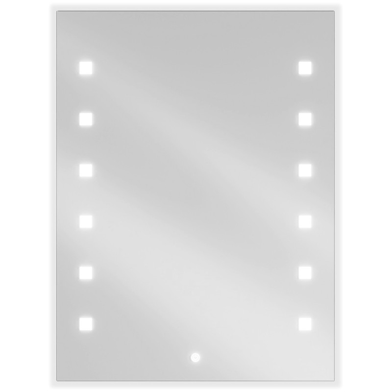 Mexen Ner apšviestas vonios veidrodis 60 x 80 cm, LED 6000K, nuo rasojimo - 9809-060-080-611-00