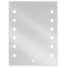 Mexen Ner apšviestas vonios veidrodis 60 x 80 cm, LED 6000K, nuo rasojimo - 9809-060-080-611-00