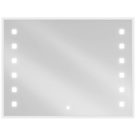 Mexen Ner apšviestas vonios veidrodis 80 x 60 cm, LED 6000K, nuo rasojimo - 9809-080-060-611-00