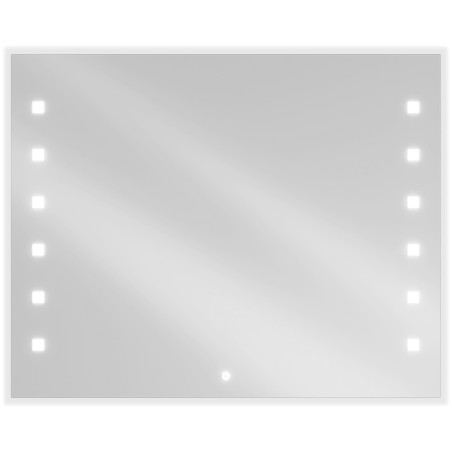 Mexen Ner vonios veidrodis su apšvietimu 100 x 80 cm, LED 6000K, anti-rasojimas - 9809-100-080-611-00