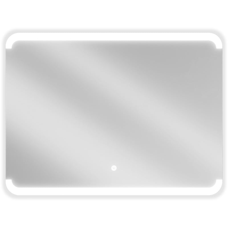 Mexen Nida apšviestas vonios veidrodis 80 x 60 cm, LED 6000K, antifoga - 9806-080-060-611-00