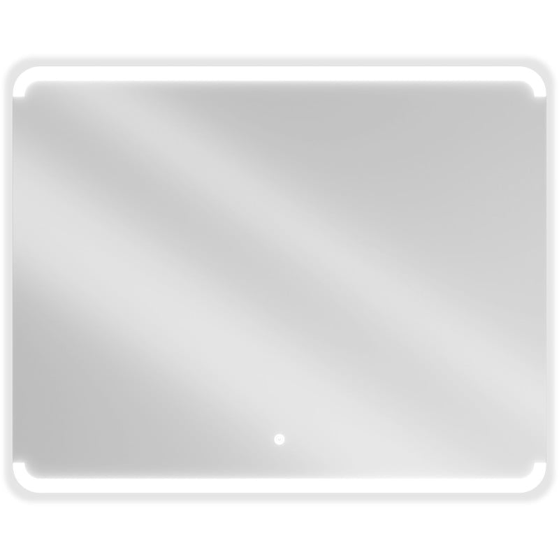 Mexen Nida apšviestas vonios veidrodis 100 x 80 cm, LED 6000K, apsauga nuo garų - 9806-100-080-611-00