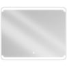 Mexen Nida apšviestas vonios veidrodis 100 x 80 cm, LED 6000K, apsauga nuo garų - 9806-100-080-611-00
