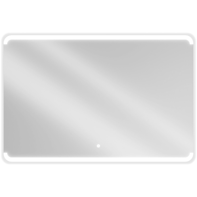 Mexen Nida apšviestas vonios veidrodis 120 x 80 cm, LED 6000K, anti-rūkas - 9806-120-080-611-00