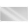 Mexen Nida apšviestas vonios veidrodis 140 x 80 cm, LED 6000K, apsauga nuo garų - 9806-140-080-611-00