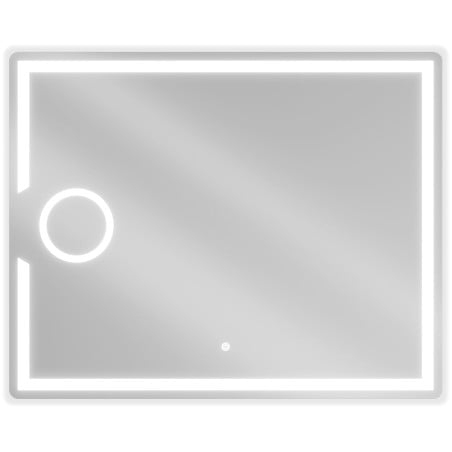 Mexen Onyx apšviestas vonios veidrodis su kosmetiniu veidrodžiu 100 x 80 cm, LED 6000K, anti-rasojimas - 9813-100-080-611-00