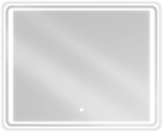 Mexen Zusa apšviestas vonios veidrodis 100 x 80 cm, LED 6000K, apsauga nuo garų - 9808-100-080-611-00