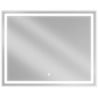 Mexen Miko apšviestas vonios veidrodis 100 x 80 cm, LED 6000K, antifog - 9819-100-080-611-00