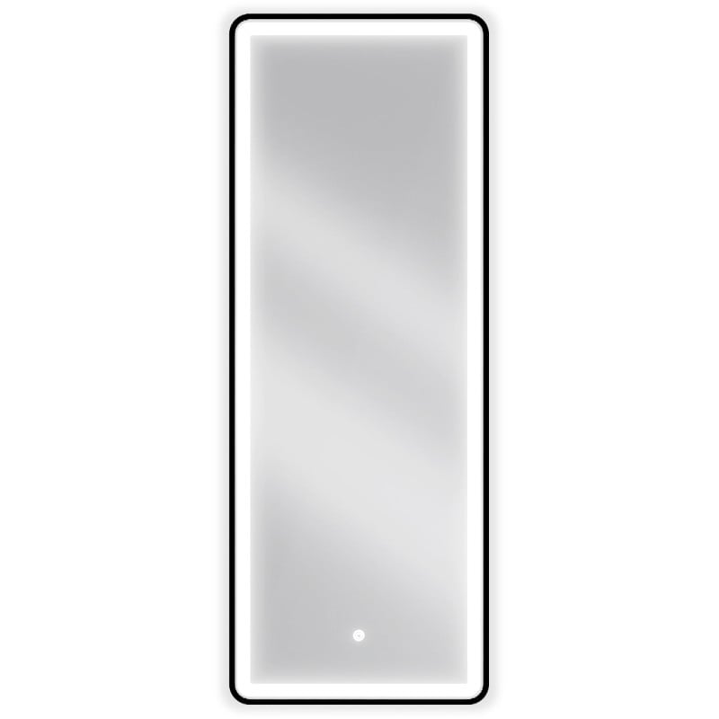 Mexen Coro apsvietimas veidrodis, 45 x 120 cm, LED 6000K, antirasa, juodas rėmas - 9817-045-120-611-70