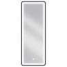 Mexen Coro apsvietimas veidrodis, 45 x 120 cm, LED 6000K, antirasa, juodas rėmas - 9817-045-120-611-70