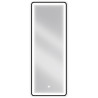 Mexen Coro veidrodžio apšvietimas 45 x 120 cm, LED 6000K, antifog, juodas rėmas - 9817-045-120-611-70