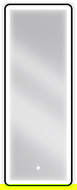 Mexen Coro apsvietimas veidrodis, 45 x 120 cm, LED 6000K, antirasa, juodas rėmas - 9817-045-120-611-70 Mexen Coro apsvietimas veidrodis, 45 x 120 cm, LED 6000K, antirasa, juodas rėmas - 9817-045-120-611-70