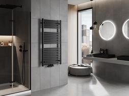 Mexen Hades vonios kambario radiatorius 1200 x 600 mm, 667 W, juodas - W104-1200-600-00-70