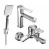 Mexen Sabre R62 vonios komplektas, chromas - 72103R62-00
