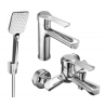Mexen Sabre R62 vonios komplektas, chromuotas - 72103R62-00
