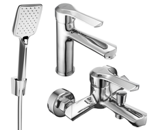 Mexen Sabre R62 vonios komplektas, chromuotas - 72103R62-00