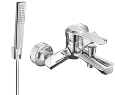 Mexen Sabre R72 vonios maišytuvas su dušo komplektu, chromas - 7213R72-00