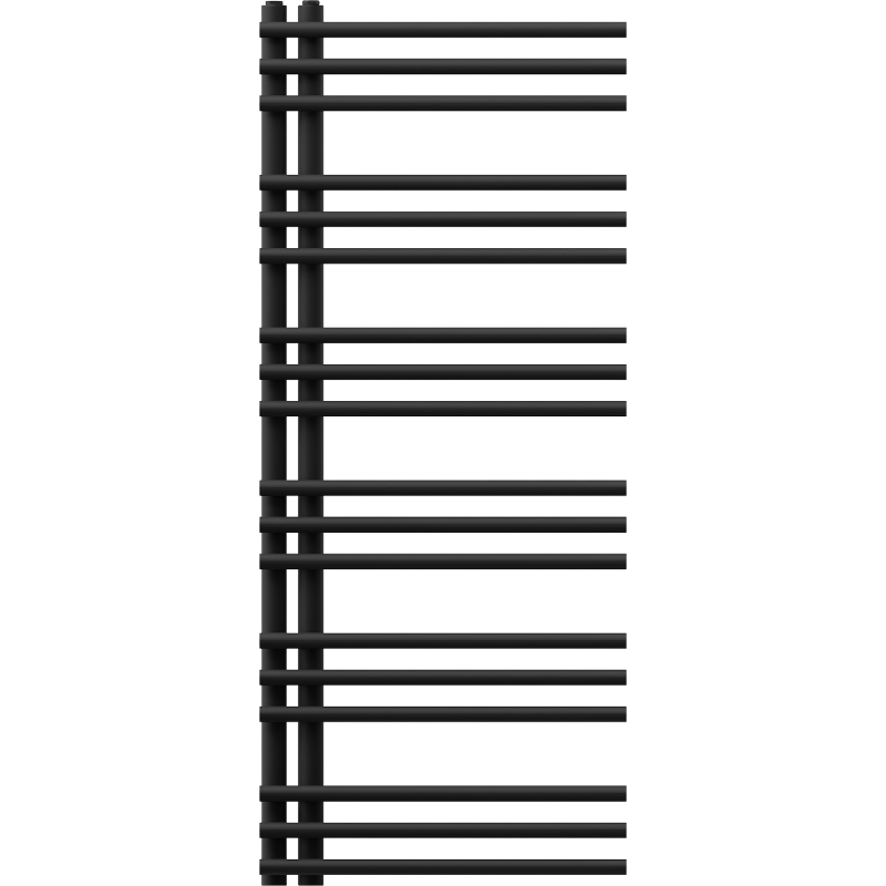 Mexen Neptun dekoratyvinis vonios radiatorius 1200 x 500 mm, 456 W, juodas - W101-1200-500-00-70