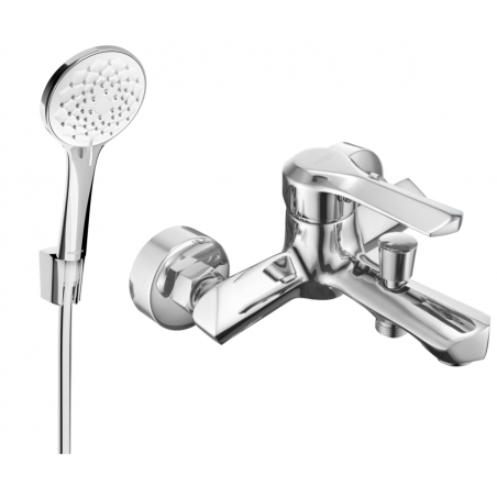 Mexen Sabre R74 vonios maišytuvas su dušo komplektu, chromas - 7213R74-00